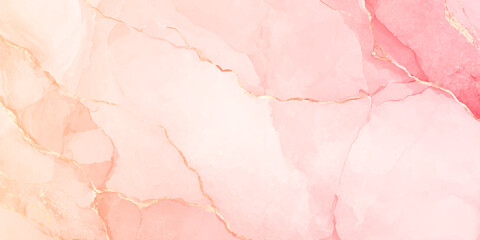 Fototapeta premium Pink marble texture background with high resolution for interior decoration, light pink marble ink abstract background, smudged soft flow liquid watercolor paint splash texture effect illustration,