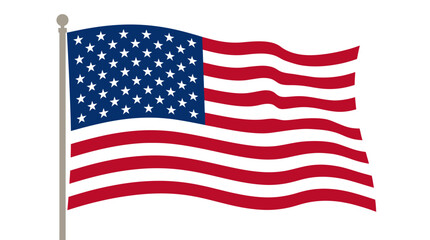Fototapeta premium American flag, USA flag, stars and stripes, national symbol, patriotic icon