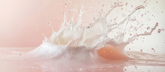 Fototapeta premium Delicate Milk Splash.