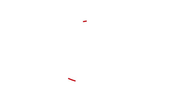 green screen circle marker with scribble effect. hand drawn red marker pen animation for overlay and annotation. transparent background motion graphic. seamless 4k loopable clip.