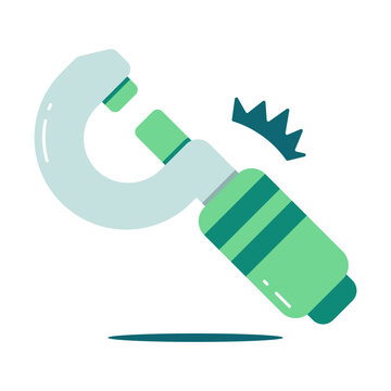 An icon design of screw gauge 