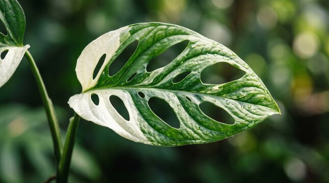 close up of a green leaf