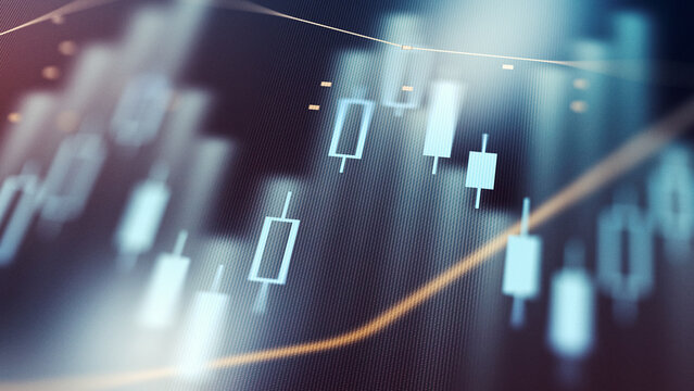 Traders analyze market data using charts and graphs in a financial setting