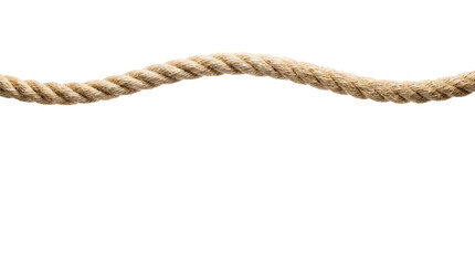 Obraz premium A detailed close-up view of a rope on a Transparent background PNG