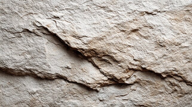 Close-up texture of rough, layered sandstone with earthy brown and beige tones