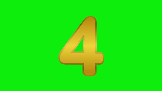 Seamless golden animation on chroma key green screen background featuring natural motion. Versatile stock clip with green, white tones for microstock and broadcast distribution.