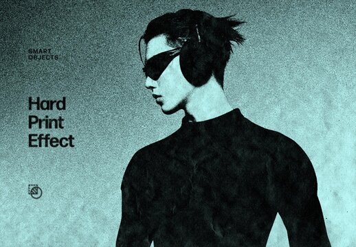 Hard Print Photo Effect For Poster And Social Media Design