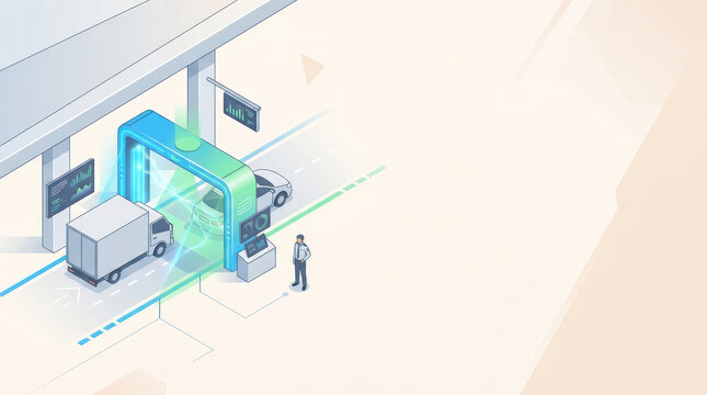Vehicle inspection checkpoint for transportation security