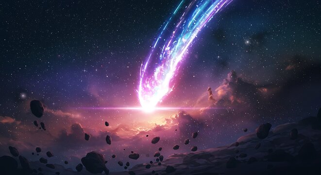 Cosmic Dawn: Celestial Firestorm