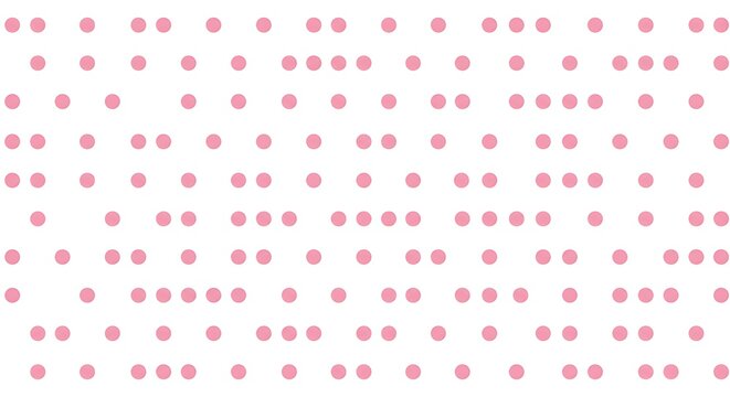 Pink Dot Matrix: Digital Art's Subtle Rhythm