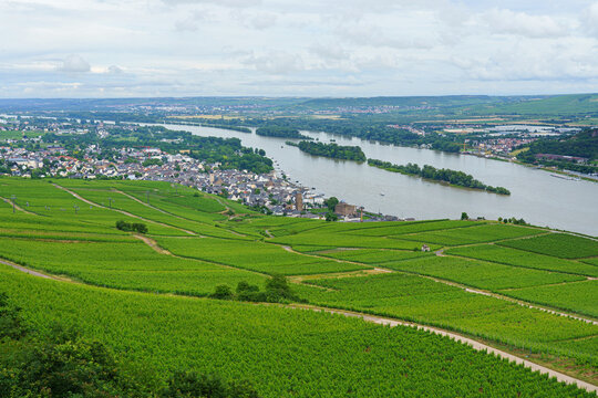  R&uuml;desheim am Main - view of the old town