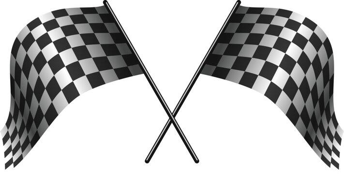 Checkered Race Flag Illustration