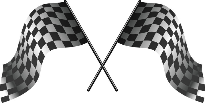 Checkered Race Flag Illustration