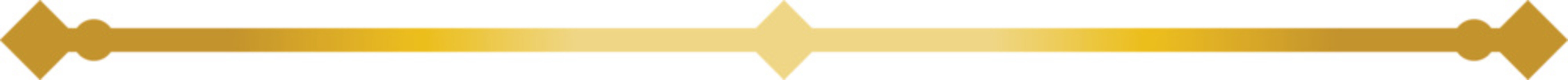 Elegant gold divider displays symmetrical diamond and bead details. Minimalist horizontal line features a metallic gradient design. Vintage vector illustration is ideal for luxury cards.