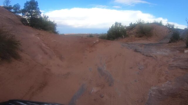 Epic UTV journey through the Moab backcountry with panoramic canyon landscapes and rugged trails