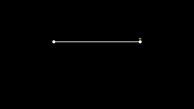 Abstract Line Connection Minimalist Geometric Concept Simple Data Link.