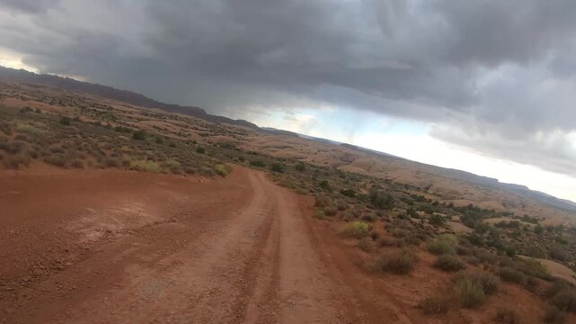 Epic Moab desert adventure with rugged trails and panoramic canyon scenery, cinematic video