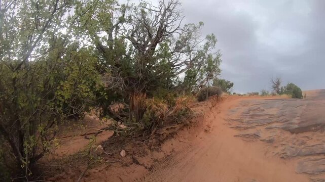 Epic off-road footage near Moab with rocky trails and breathtaking natural landscapes Utah
