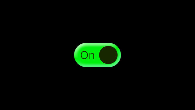On Action Icon - Professional clean on toggle icon button animation with polished UI motion for social media videos, app promos and branded digital content