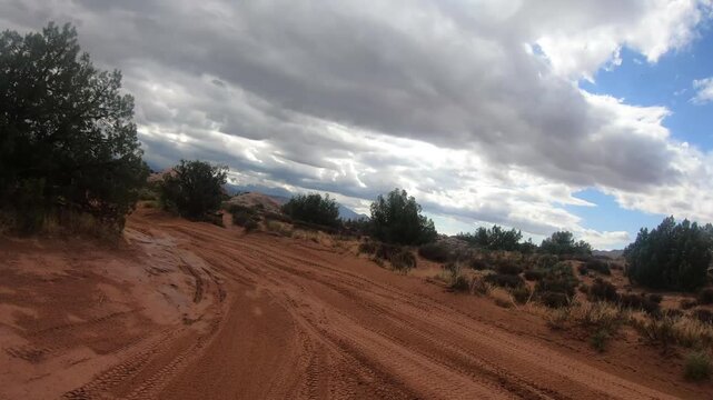 Epic UTV ride across rugged terrain in Moab with stunning American Southwest landscapes