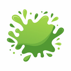 Fototapeta premium Green Liquid Splash