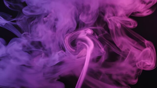 Purple ink swirling in liquid