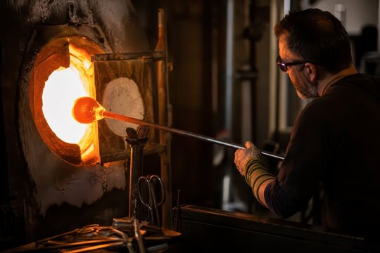 Craft Glassblower Furnace Orange