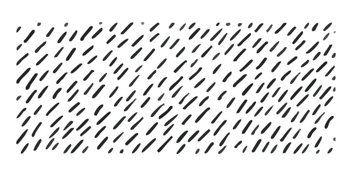 Black hand drawn dash marks pattern on a simple texture background