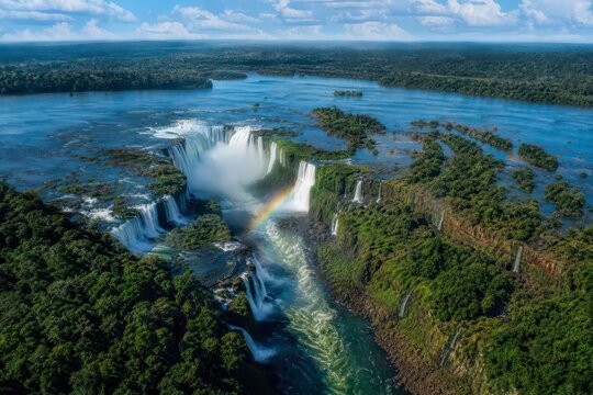 Samerica Iguazu Falls Aerial