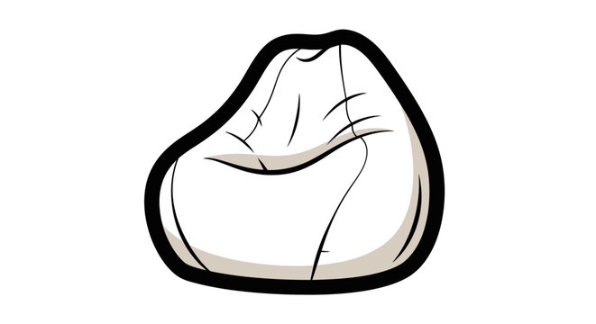 Minimalist line drawing of a human hand in an open cupped gesture with a bold black outline