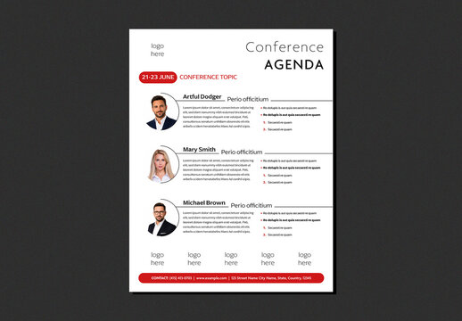 Conference Agenda Template