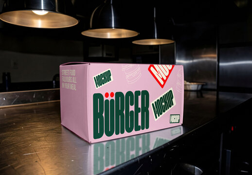 Lying Box Mockup