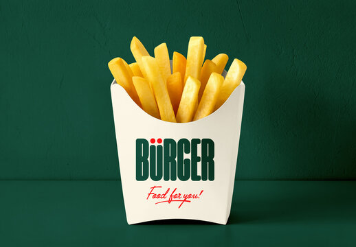 Fries Box Mockup