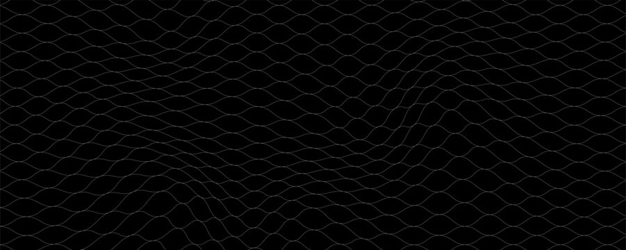 Net pattern. Rope net vector silhouette. Soccer, football, volleyball, tennis and tennis net pattern. Fisherman hunting net rope texture or pattern.