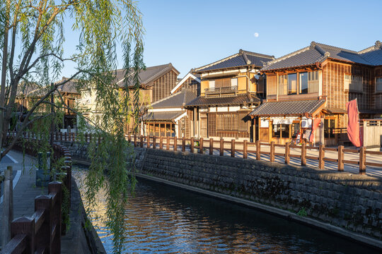 Historical canal district also known as Little Edo, Sawara town, Chiba Prefecture