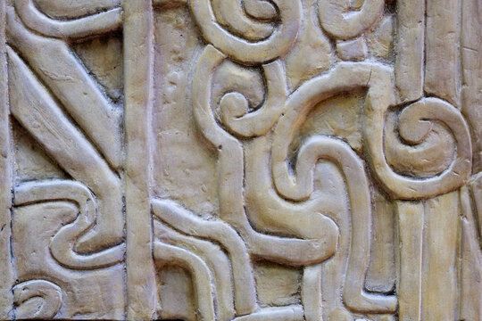Pre-Columbian Relief Pattern Detail