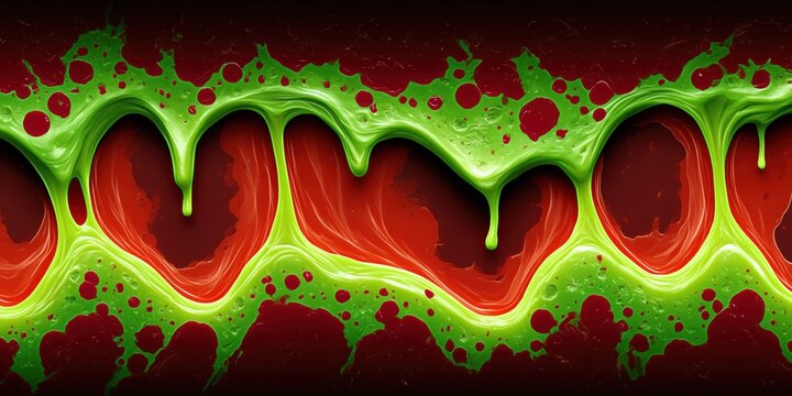 Vivid dripping slime abstract background design