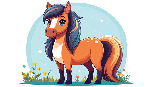 Brown Horse With Black Mane.