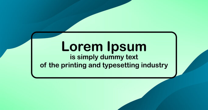 Fluid Blue and Text on Abstract background for banner poster flyer brochure Template