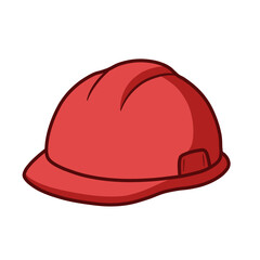 Fototapeta premium red hard hat safety