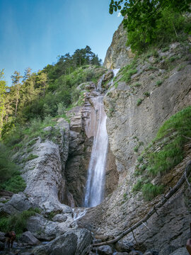Cascade de l'Arpenaz &agrave; Sallanches en Haute-Savoie