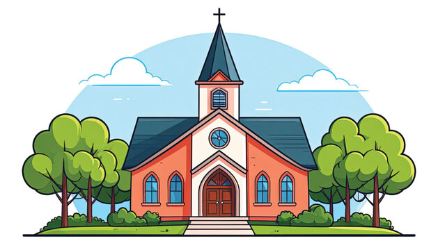 A small Christian church building.