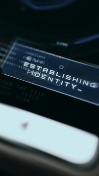 User starts authentication process via Initiate Verification button