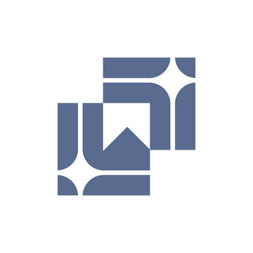 Bookmark Star Frame Letter L Logo