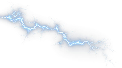 Obraz premium High Voltage Lightning Bolt Isolated PNG