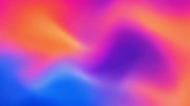 Premium Blurred Magenta Blue Orange Gradient Motion Background Loop