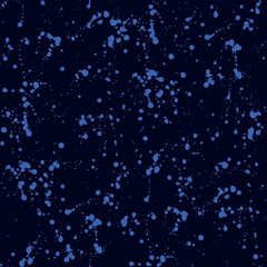 Blue Ink Texture  Decorative seamless pattern. Repeating background. Tileable wallpaper print. © MalyskaStudio
