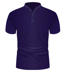 Naklejka premium Blue man t shirt. vector illustration