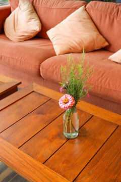 Luxury hotel Resort and Sofa and table resort Interior of a hotel lobby,Conceptual of travel and vacation and enjoying summer vacations.