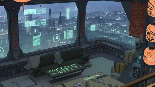 Cyberpunk Anime Concept Art
Futuristic transit stations